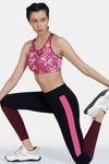 Zelocity Quick Dry Slip On Sports Bra - Ibis Rose — thumbnail 4